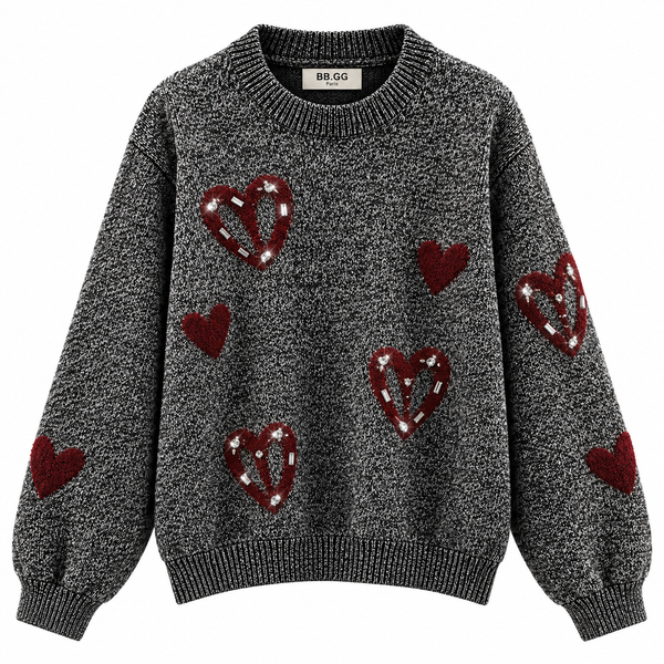 Amour Heart Knit