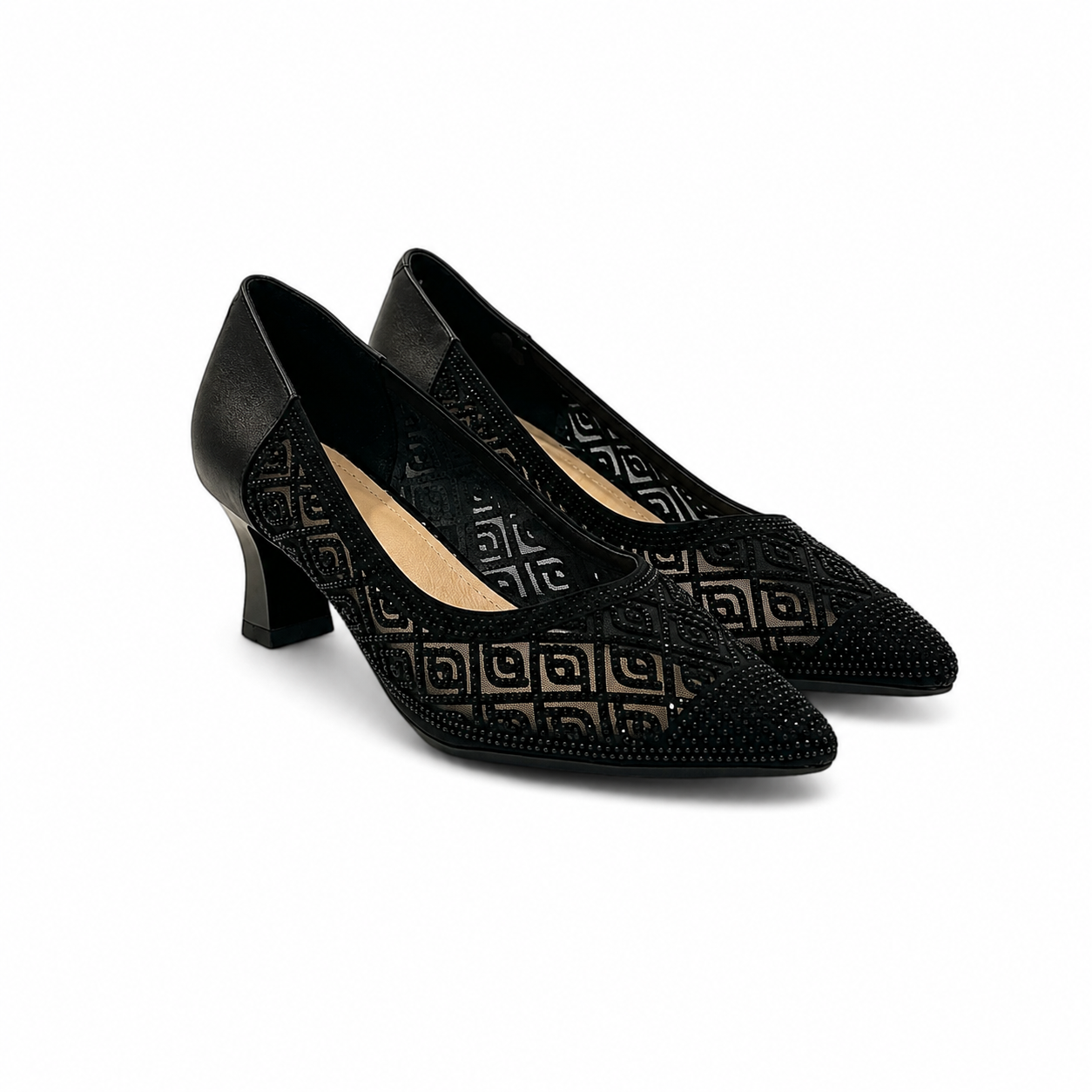 Velour Noir High Heel