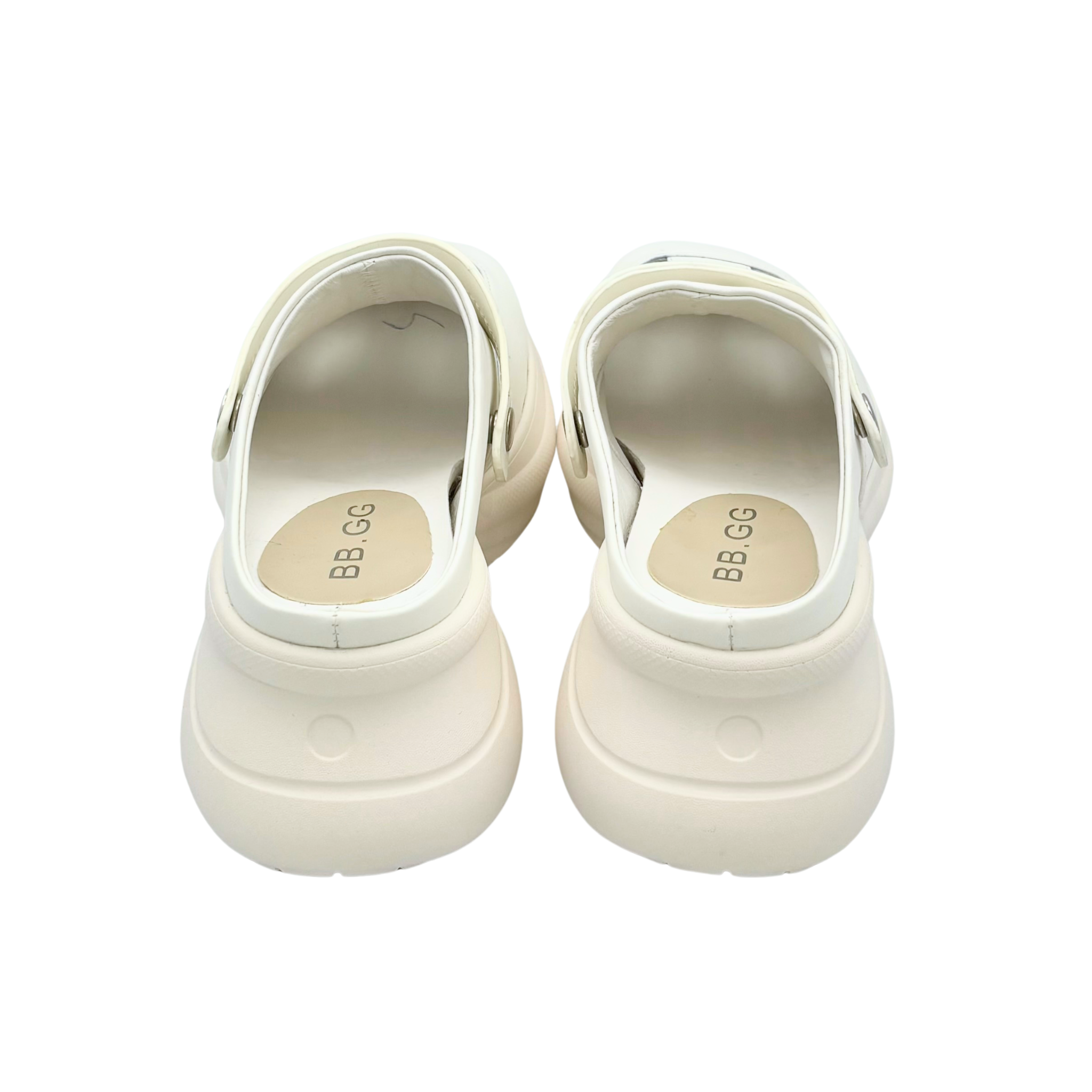 Causal Clogs Slip Platform Shoes