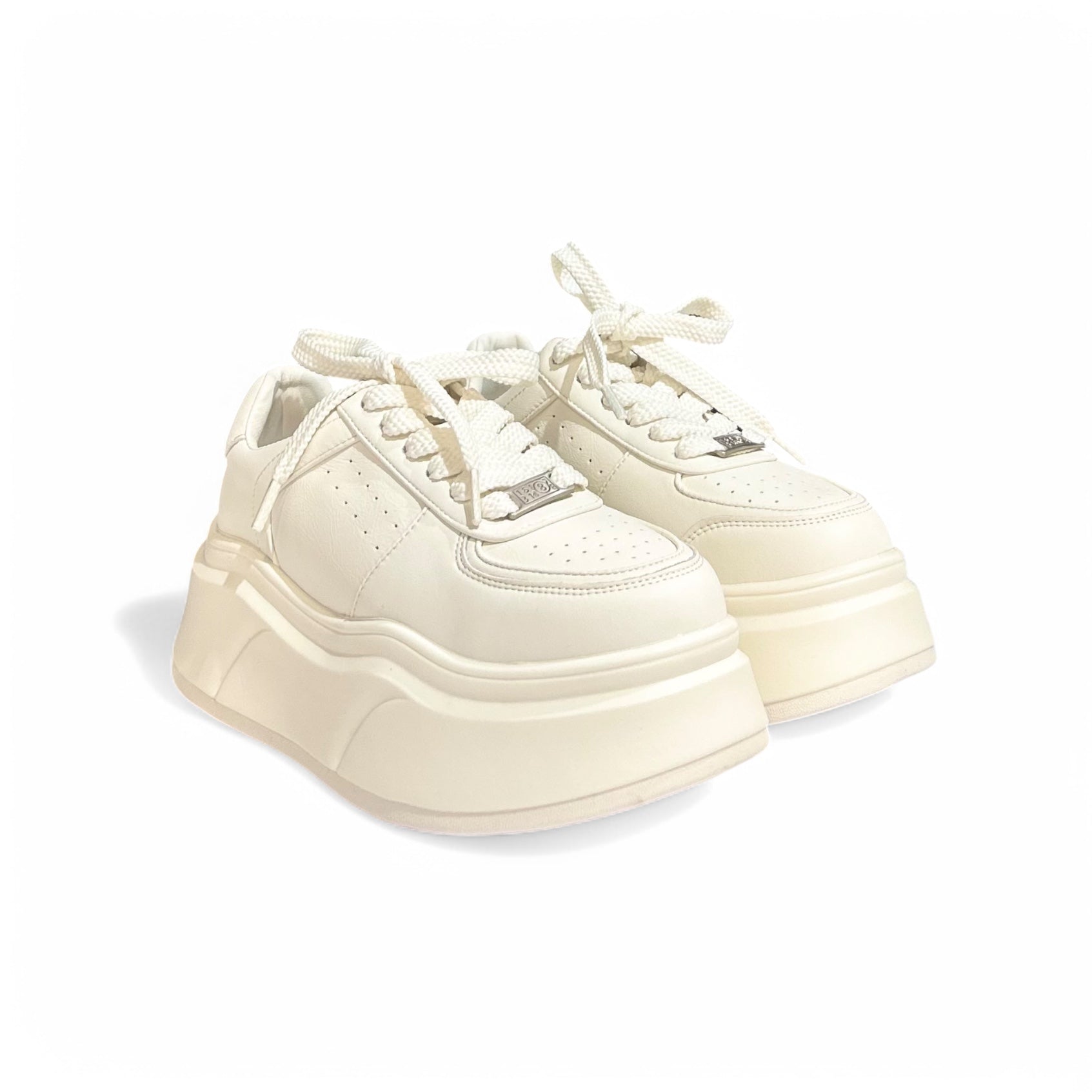 Bordeaux Edge Platform Sneakers