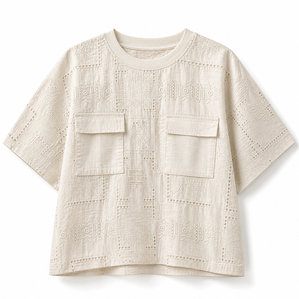 Cutwork Broderie Tee
