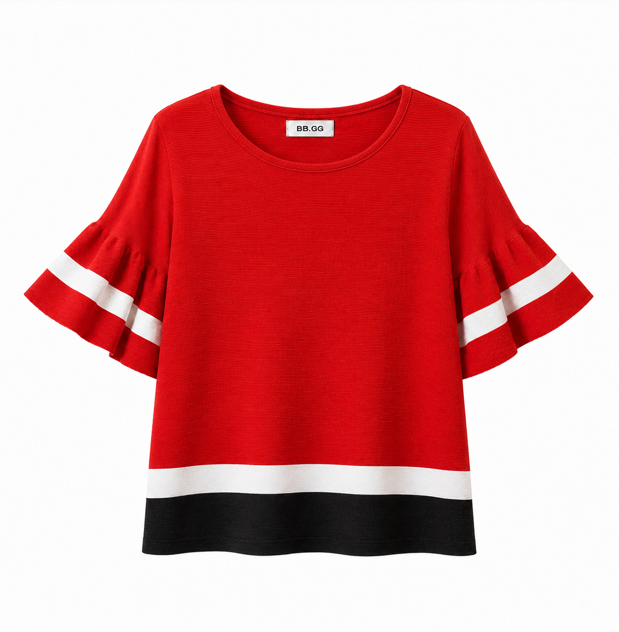 Volume Sleeve Knit Top