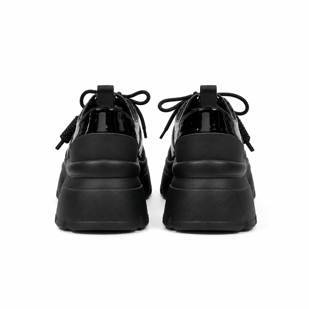 Onyx Rebel Platform Sneakers
