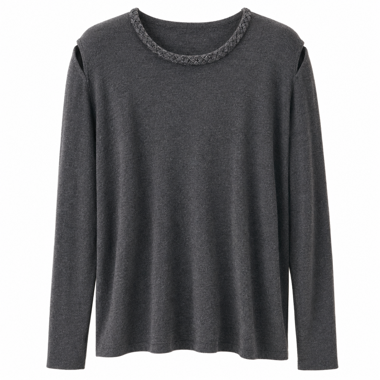 Braided Cold-Shoulder Top