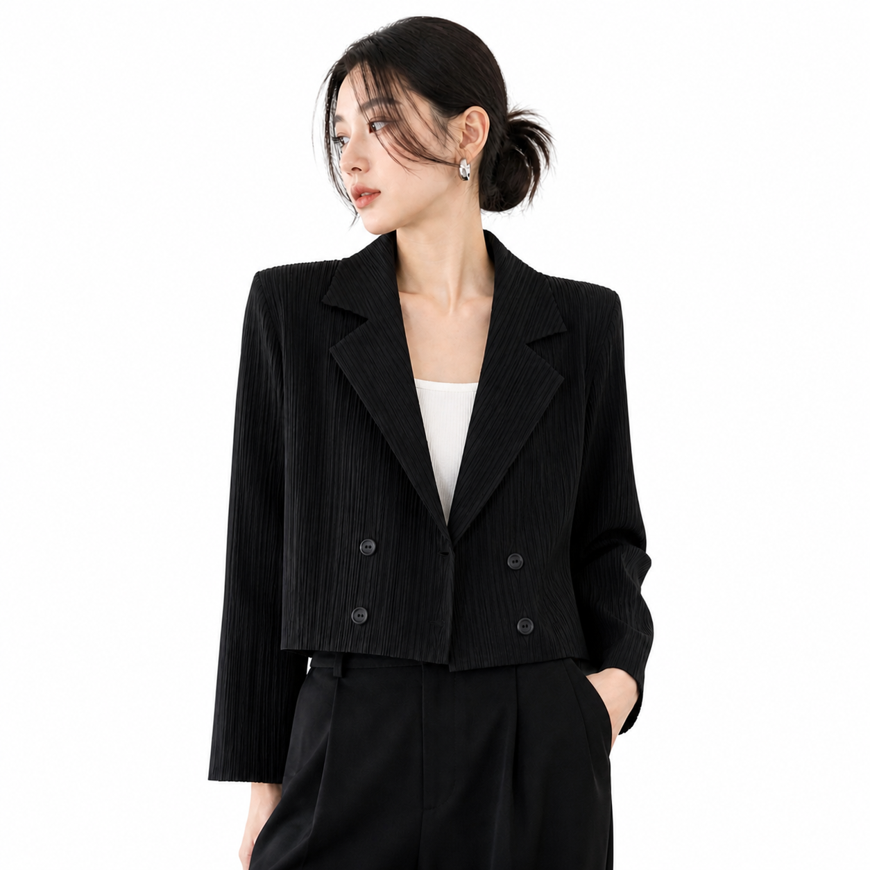 Pleat Form Jacket