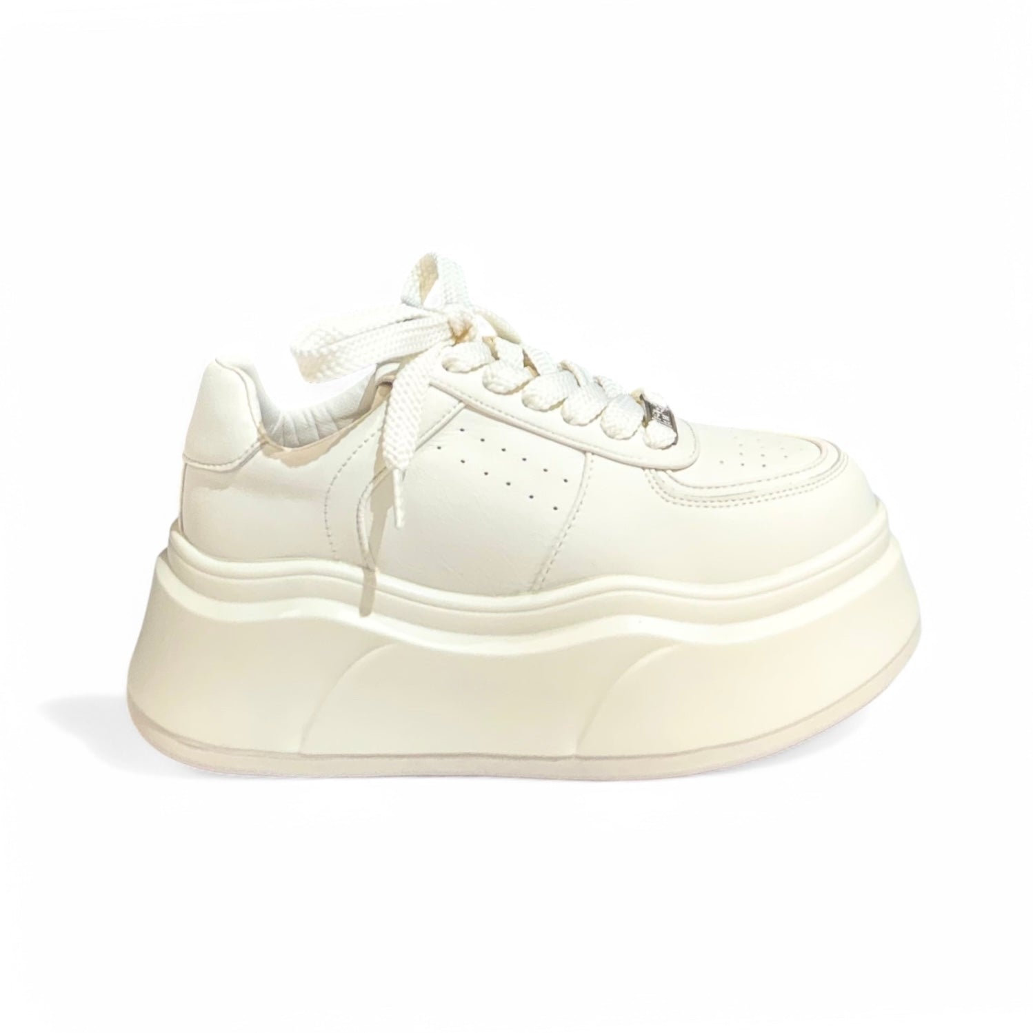 Bordeaux Edge Platform Sneakers