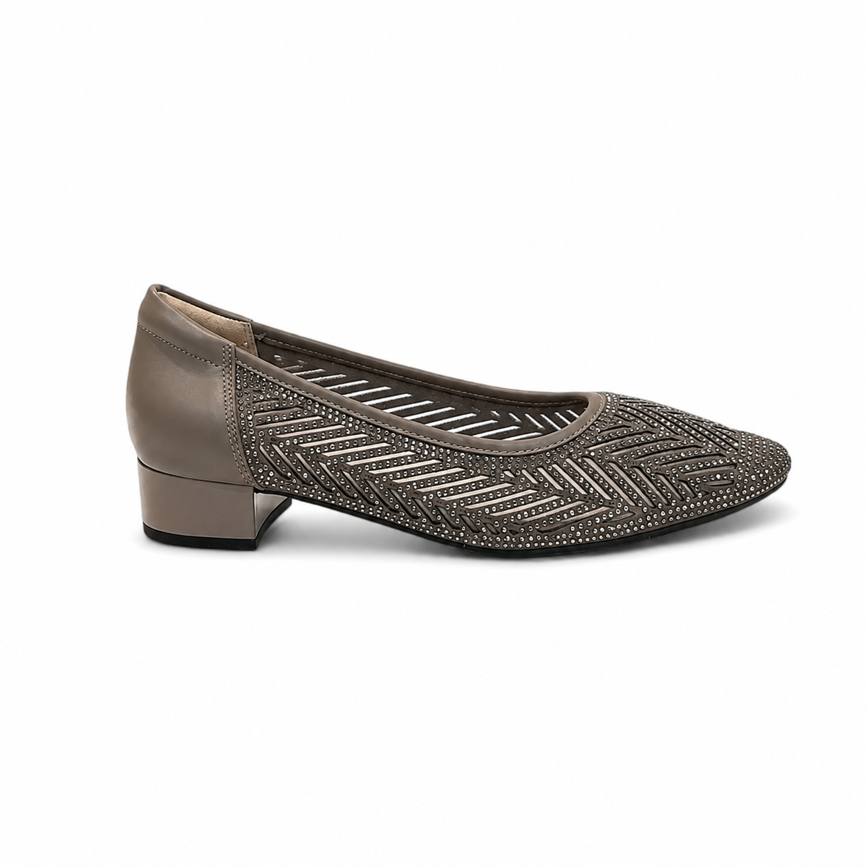Velour Noir Heel