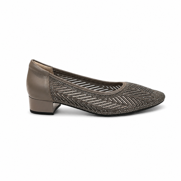 Velour Noir Heel