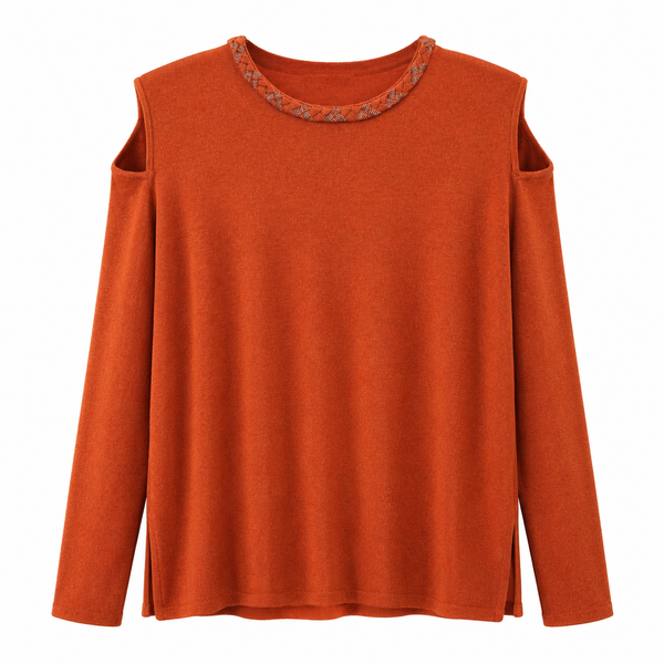 Braided Cold-Shoulder Top