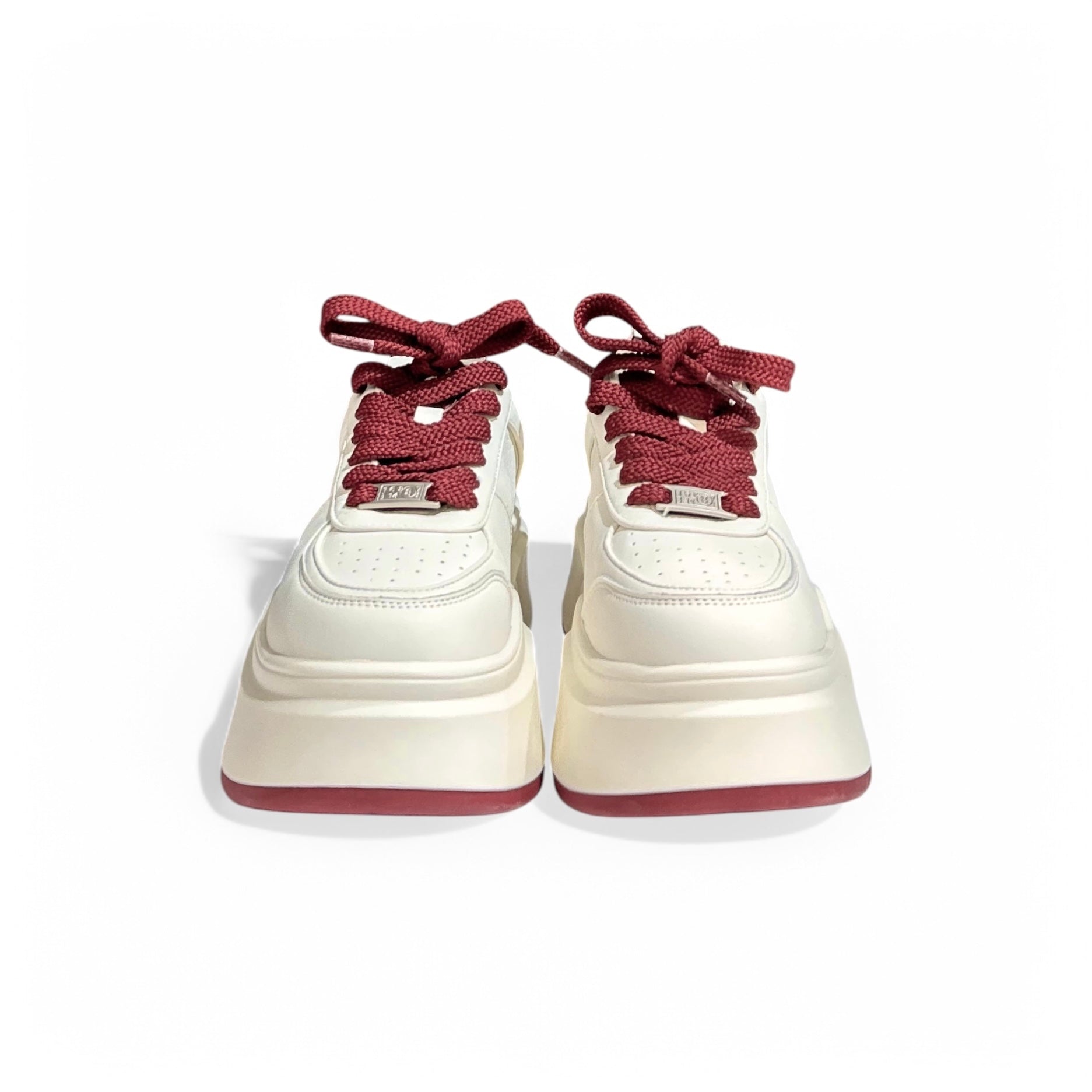 Bordeaux Edge Platform Sneakers