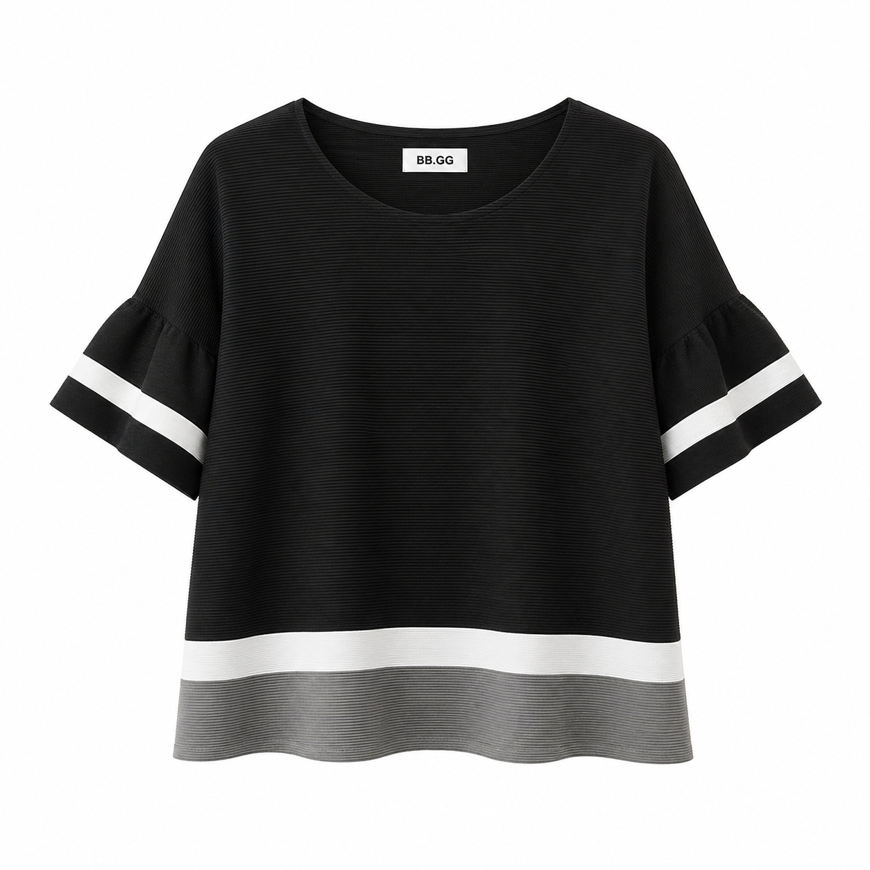Volume Sleeve Knit Top