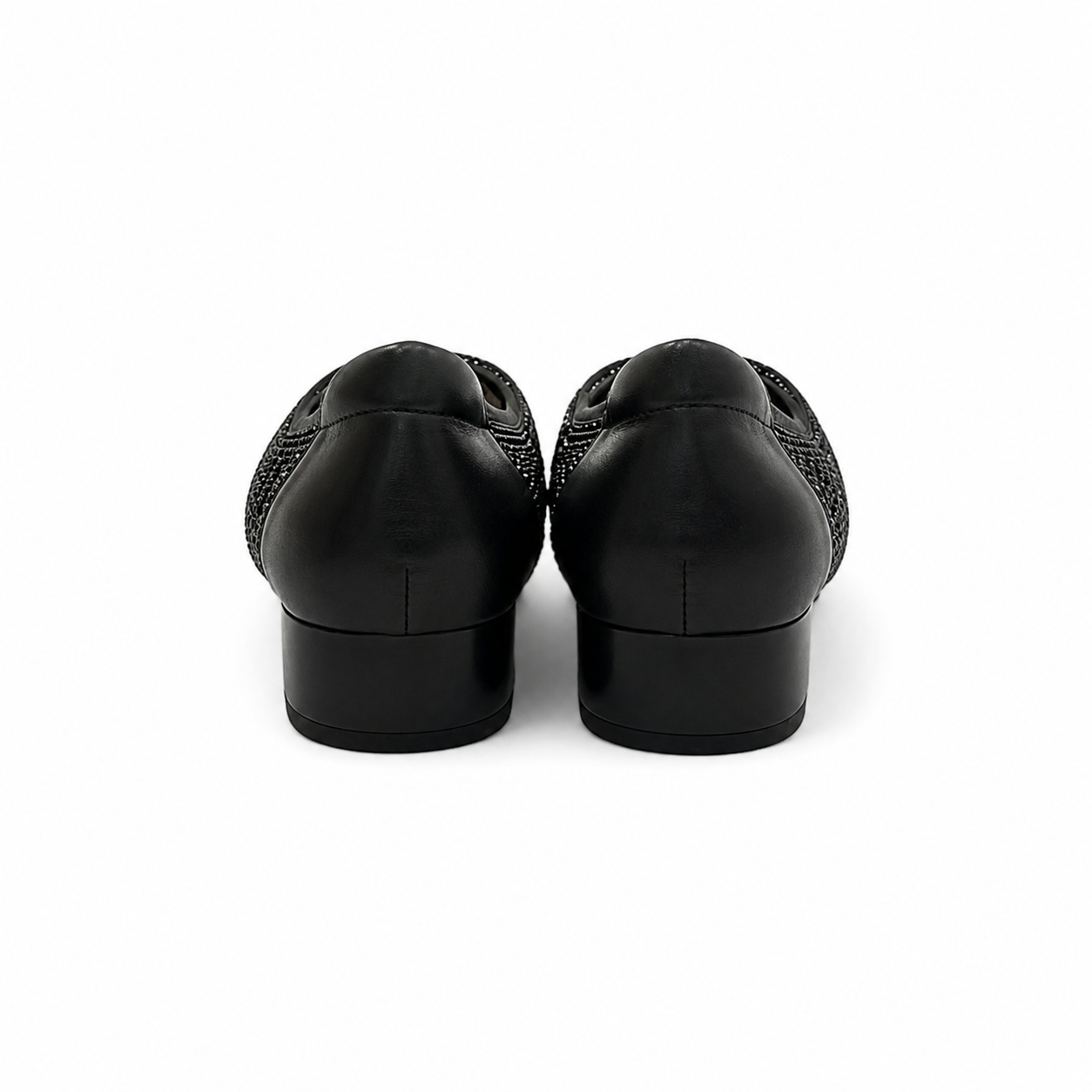 Velour Noir Heel