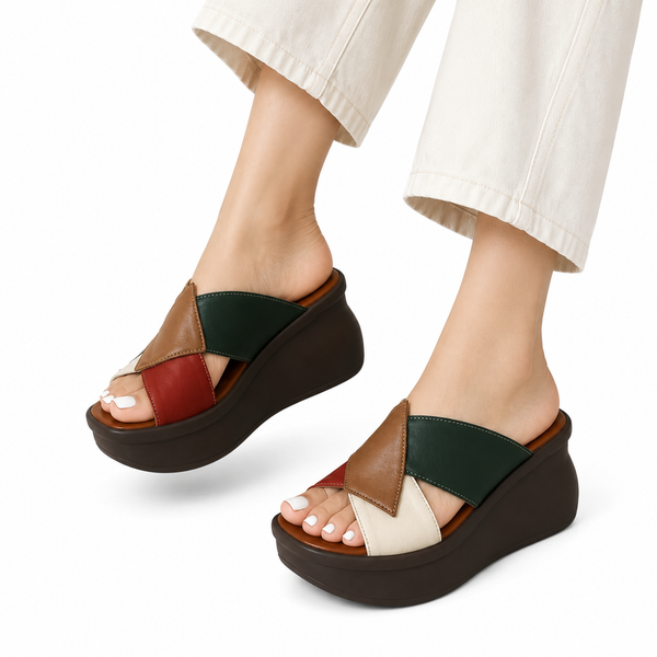 Vera Cross Wedge