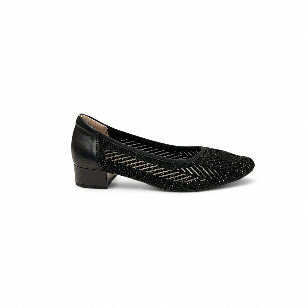 Velour Noir Heel