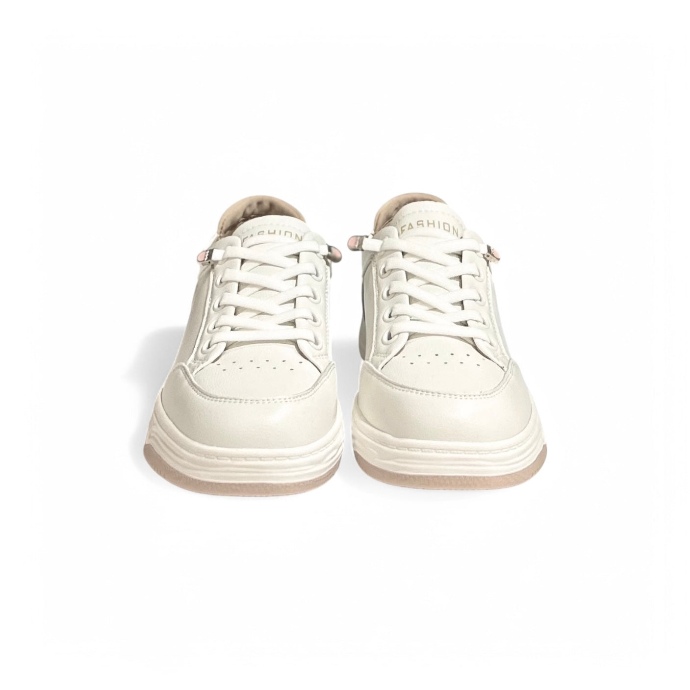 Two-Tone Calfskin Everyday Sneakers