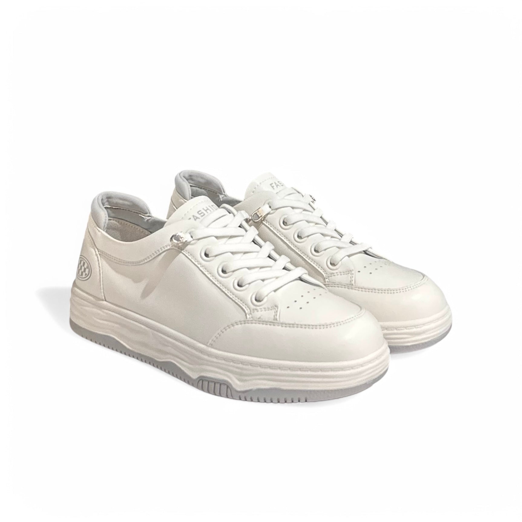 Two-Tone Calfskin Everyday Sneakers