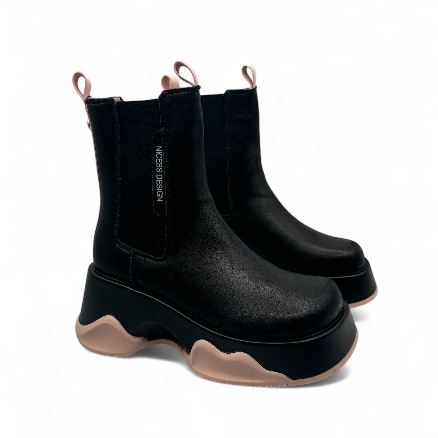 Spliced Calf Bootie