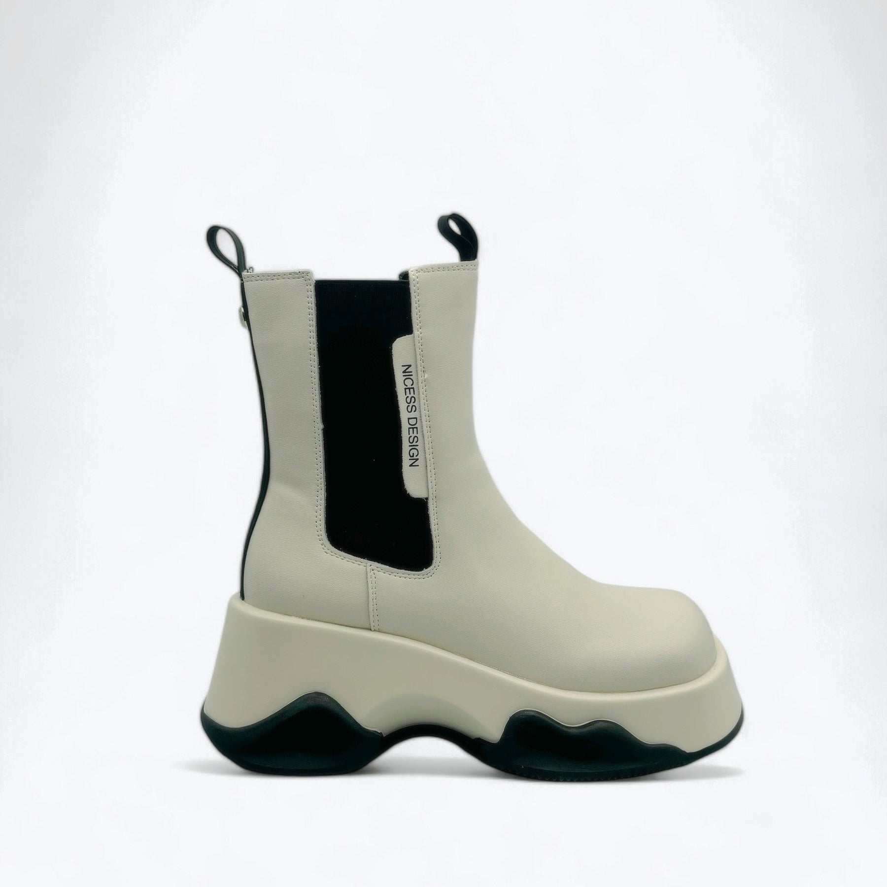Spliced Calf Bootie