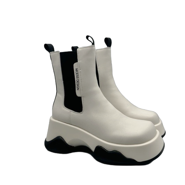 Spliced Calf Bootie