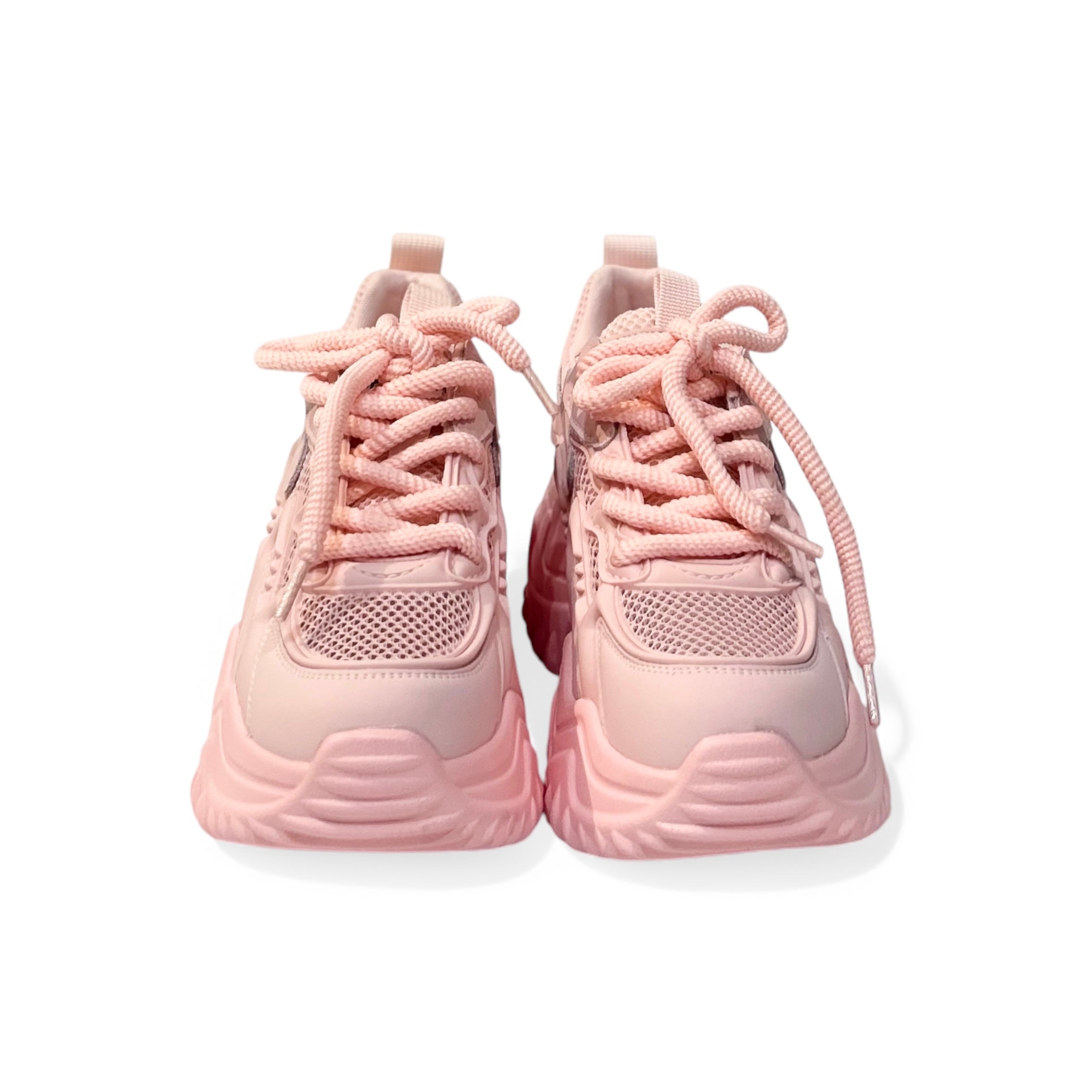 Muted Monochrome Chunky Sneakers