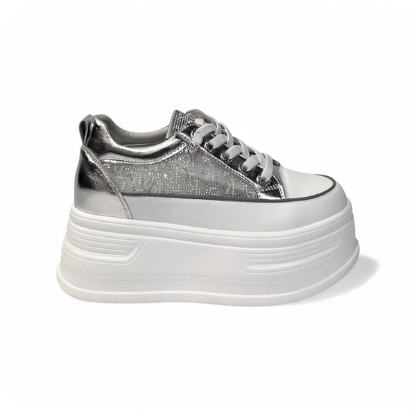 Monogram Patterned Chunky Platform Sneakers