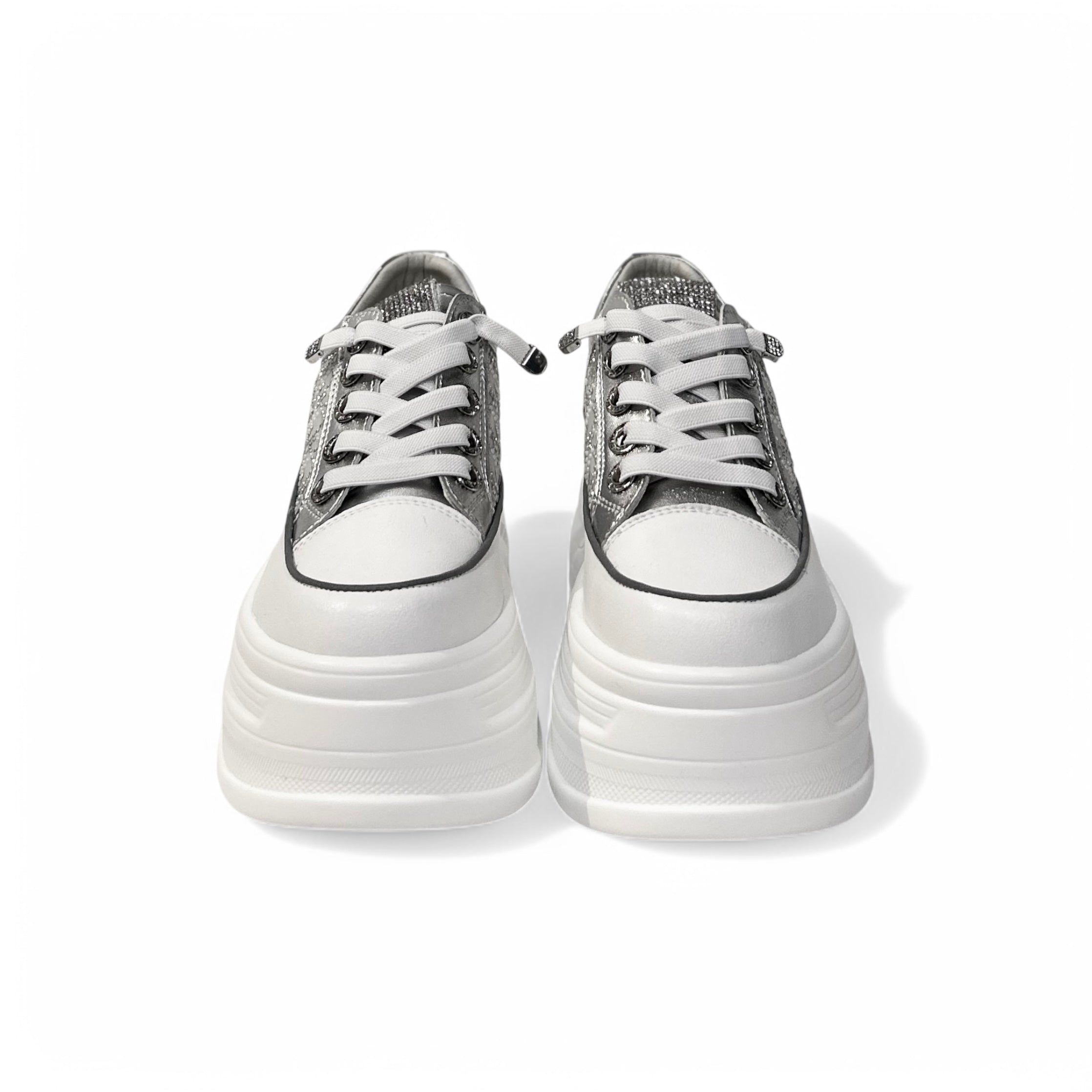 Monogram Patterned Chunky Platform Sneakers