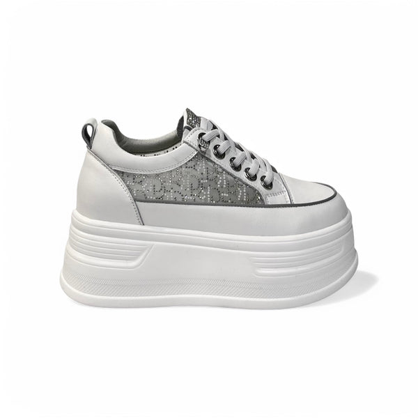 Monogram Patterned Chunky Platform Sneakers