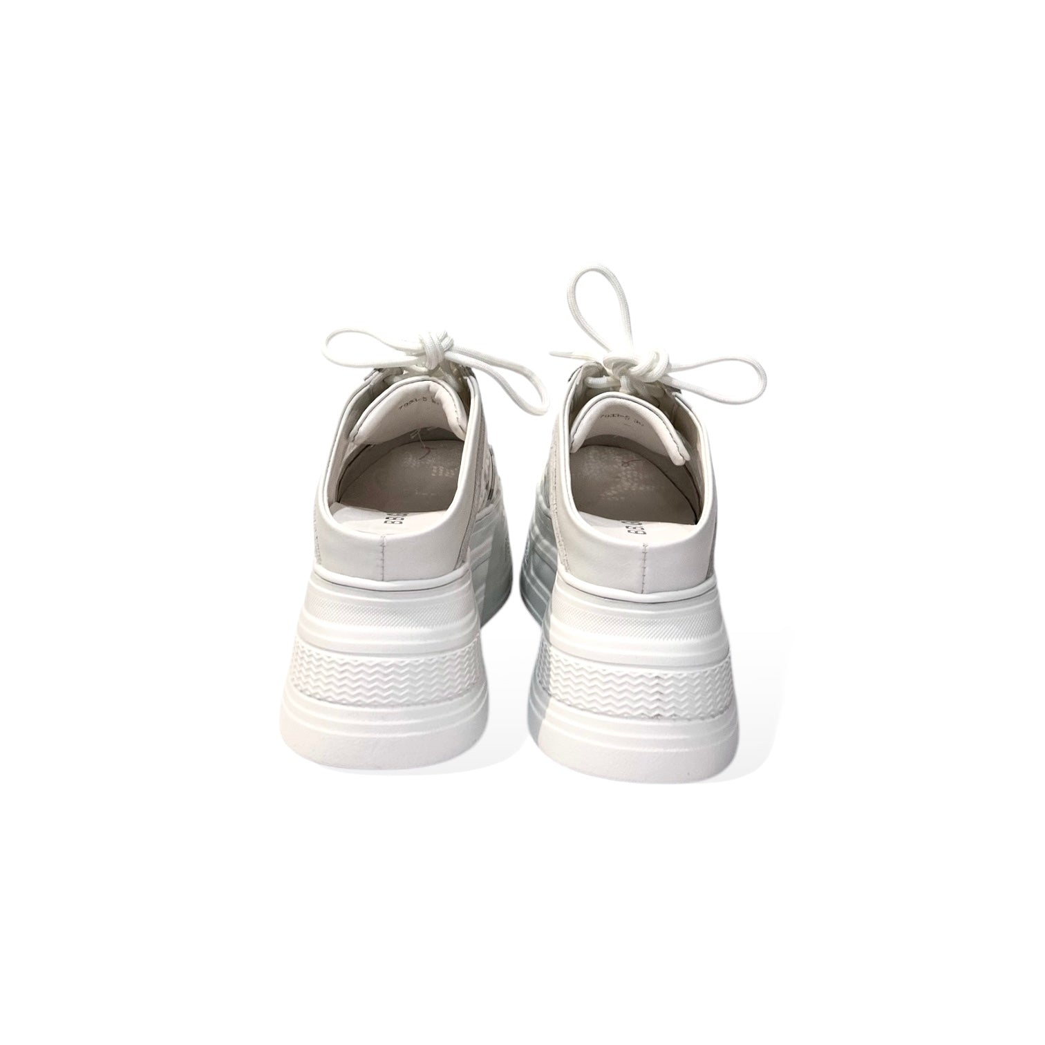 Laced Elevated Platform Mules