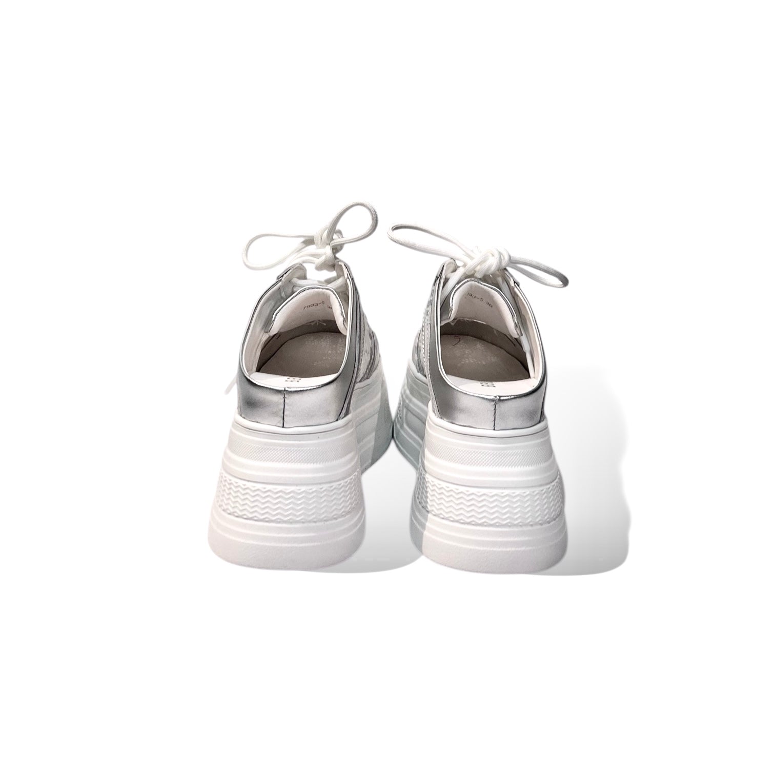 Laced Elevated Platform Mules