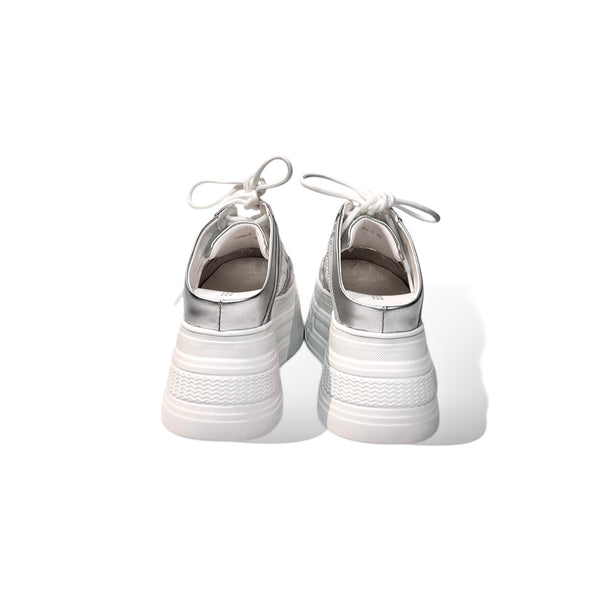 Laced Elevated Platform Mules