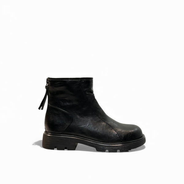 Modern Square‑toe Bootie