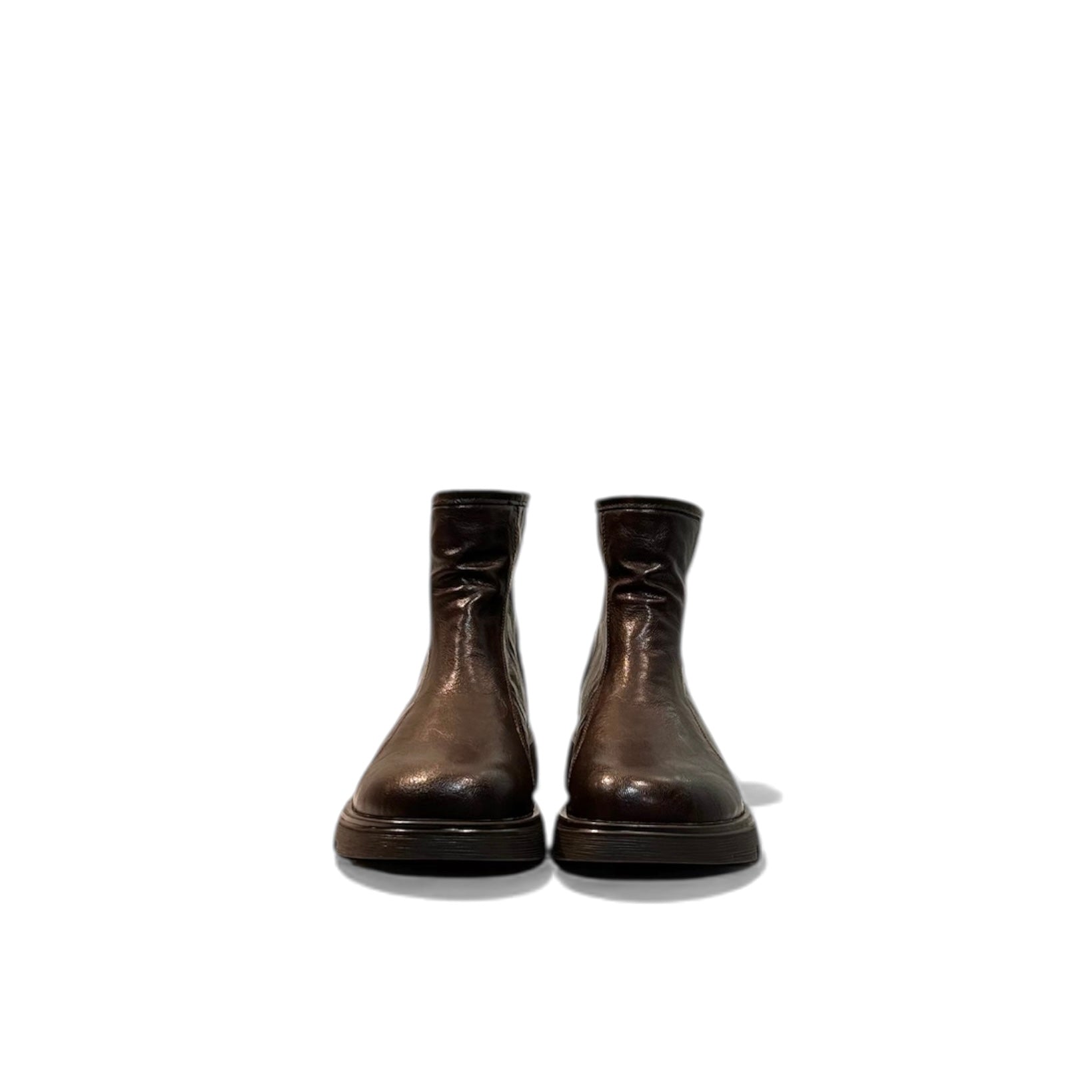 Modern Square‑toe Bootie