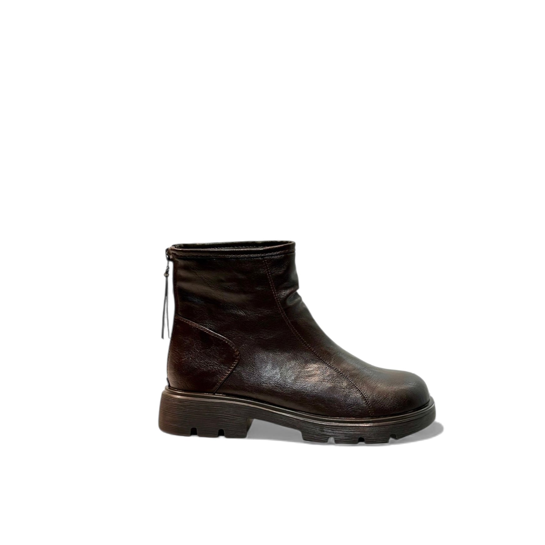 Modern Square‑toe Bootie
