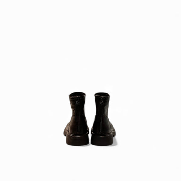 Modern Square‑toe Bootie
