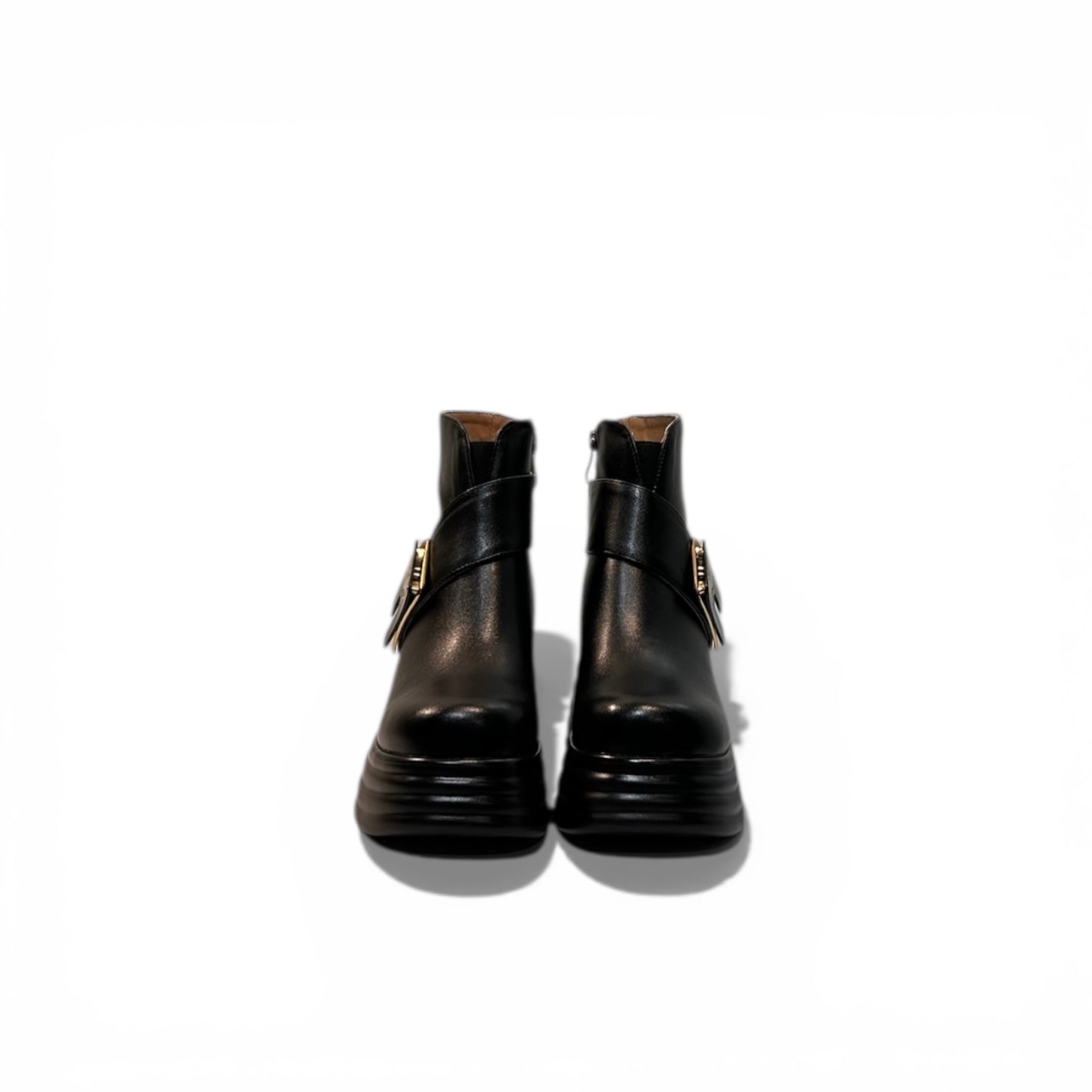 Butterfly Buckle Ankle Boots
