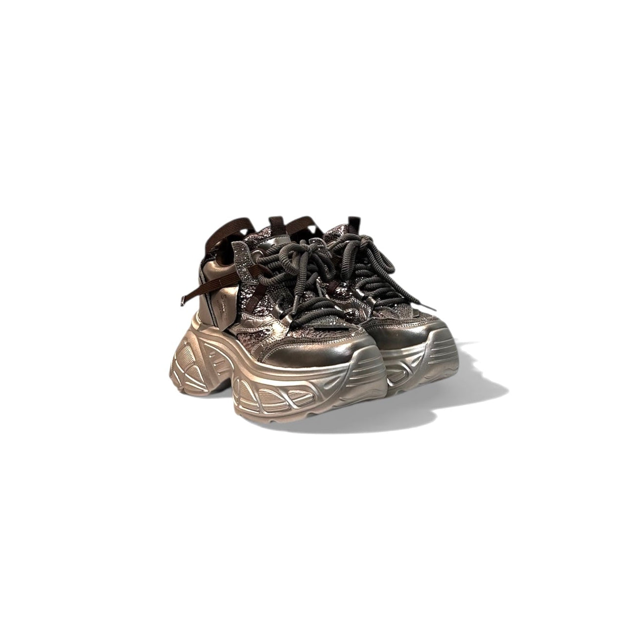 Crystal Detail Platform Sneaker