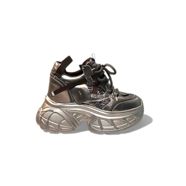 Crystal Detail Platform Sneaker