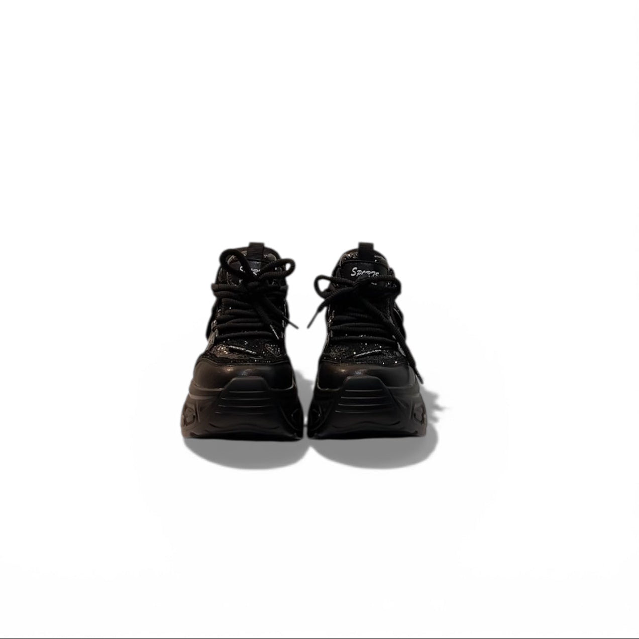 Crystal Detail Platform Sneaker