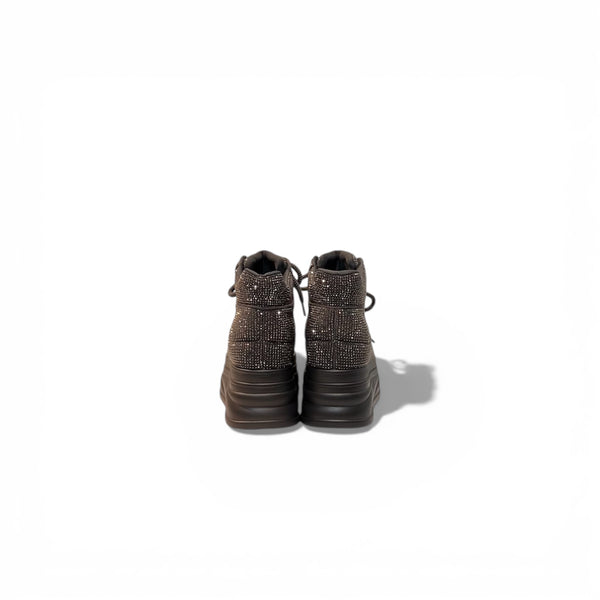 Crystal Noir Platform sneakers