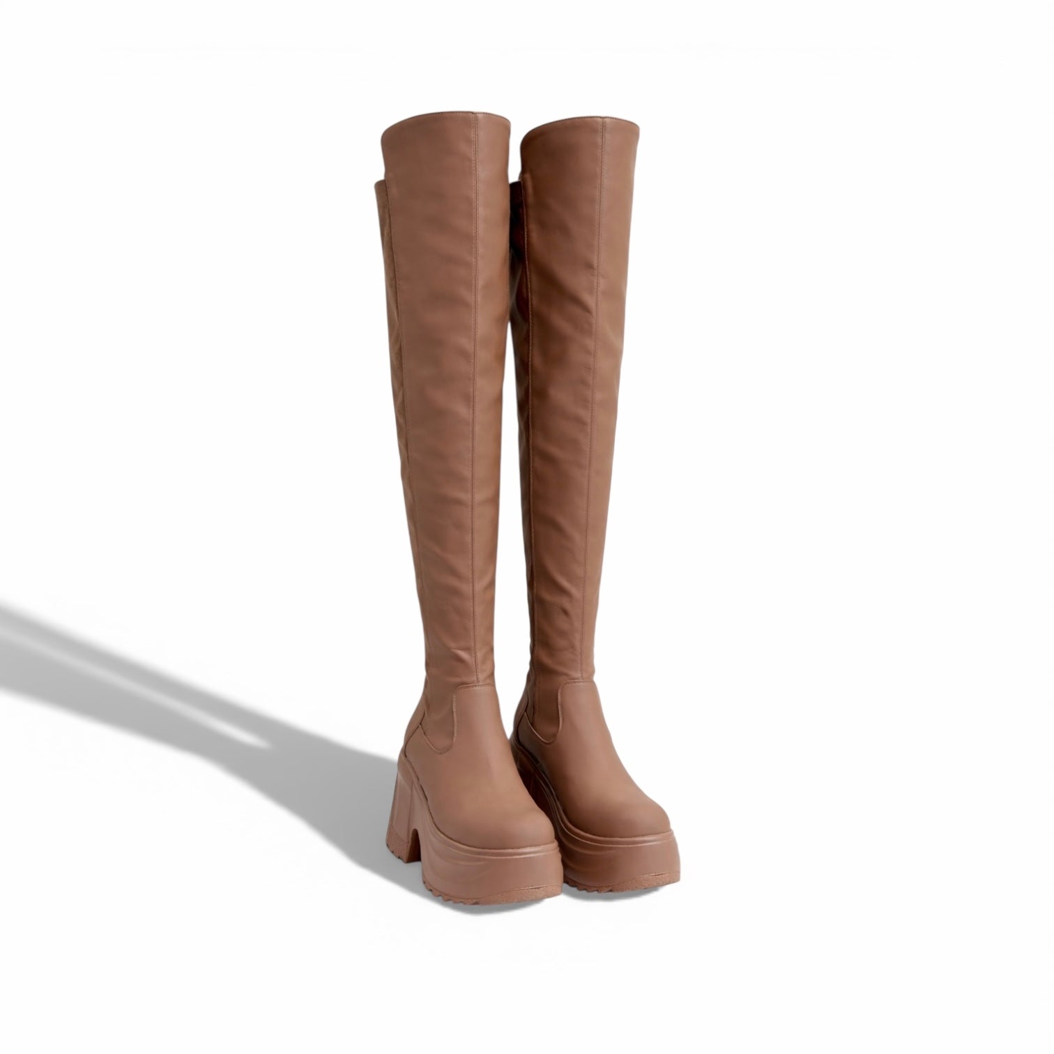 Horizon Platform Thigh Boots