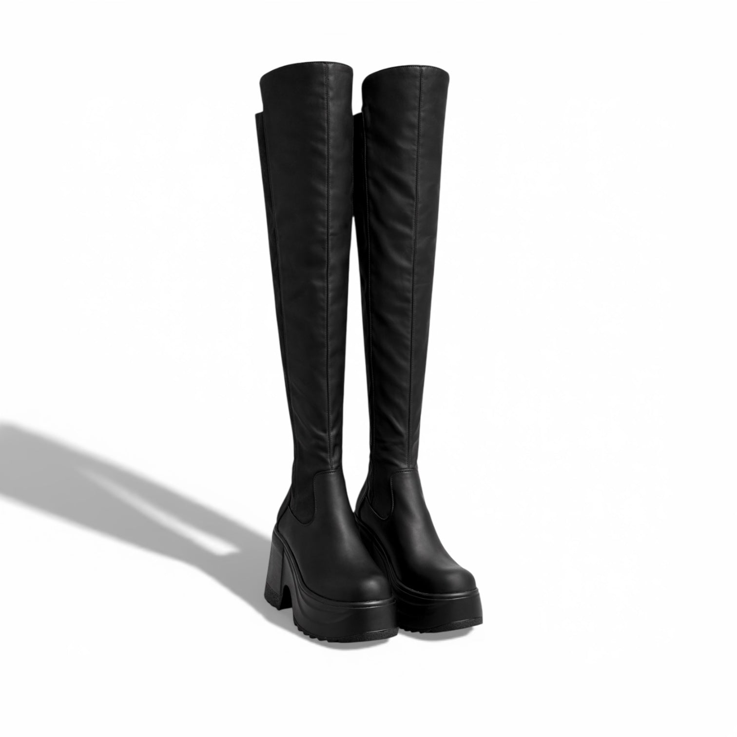 Horizon Platform Thigh Boots