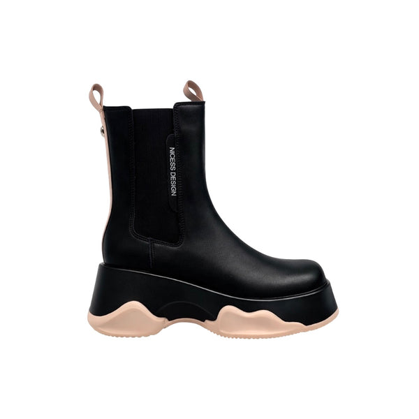 Spliced Calf Bootie