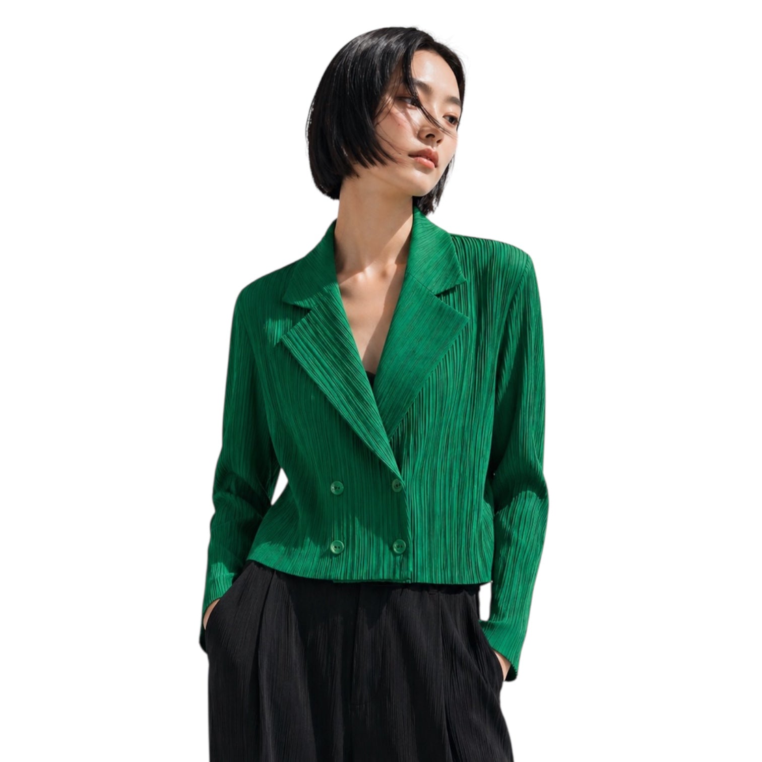 Pleat Form Jacket