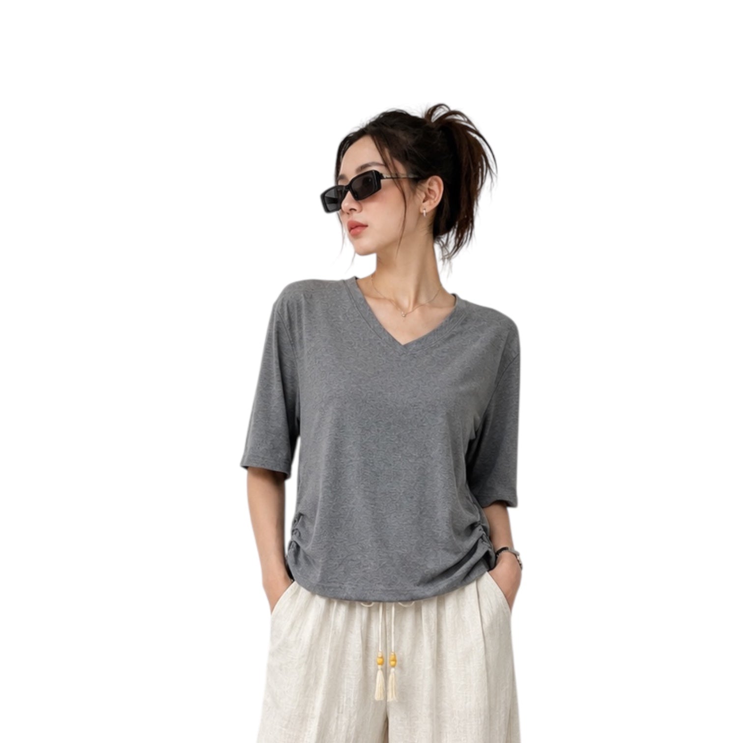 Serein Ruched Tee