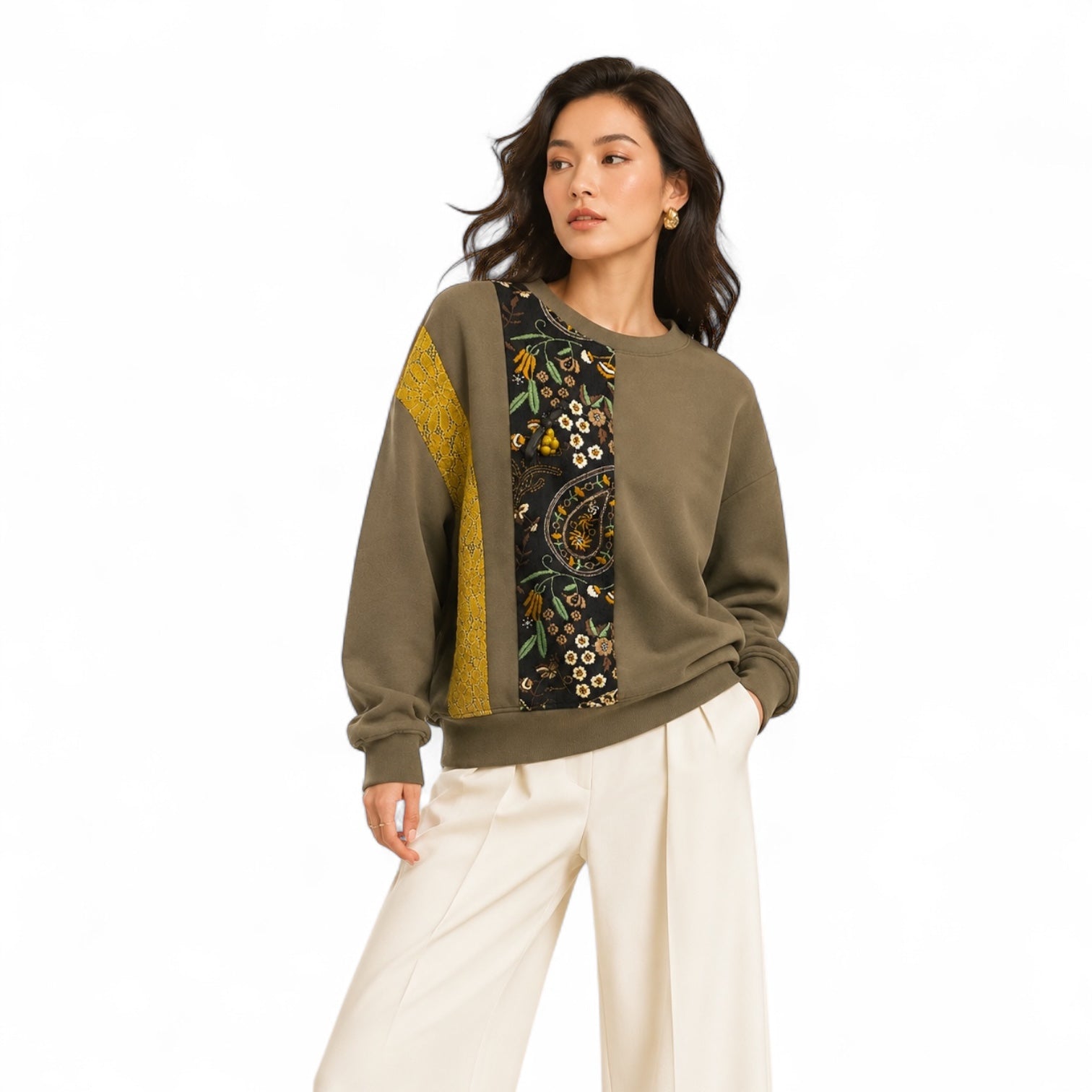 Secret Garden Embroidered Sweatshirt