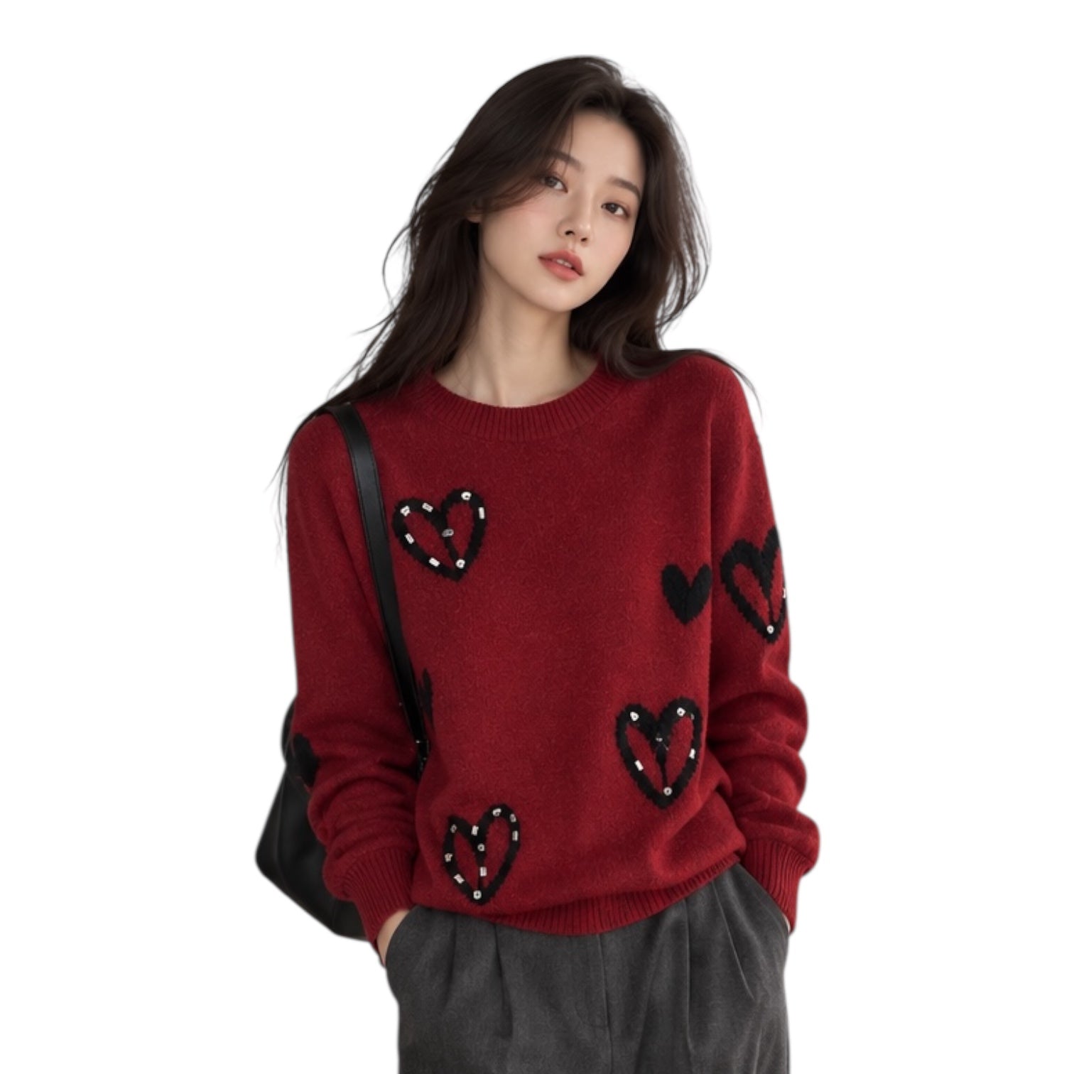 Amour Heart Knit