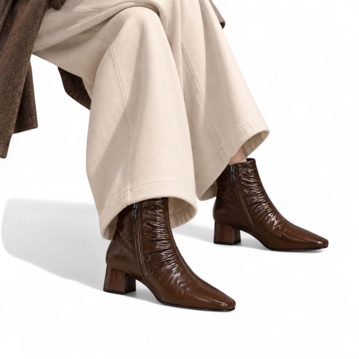 Ruched Boots