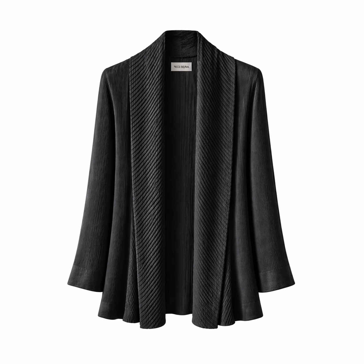 Drape Pleat Cardigan