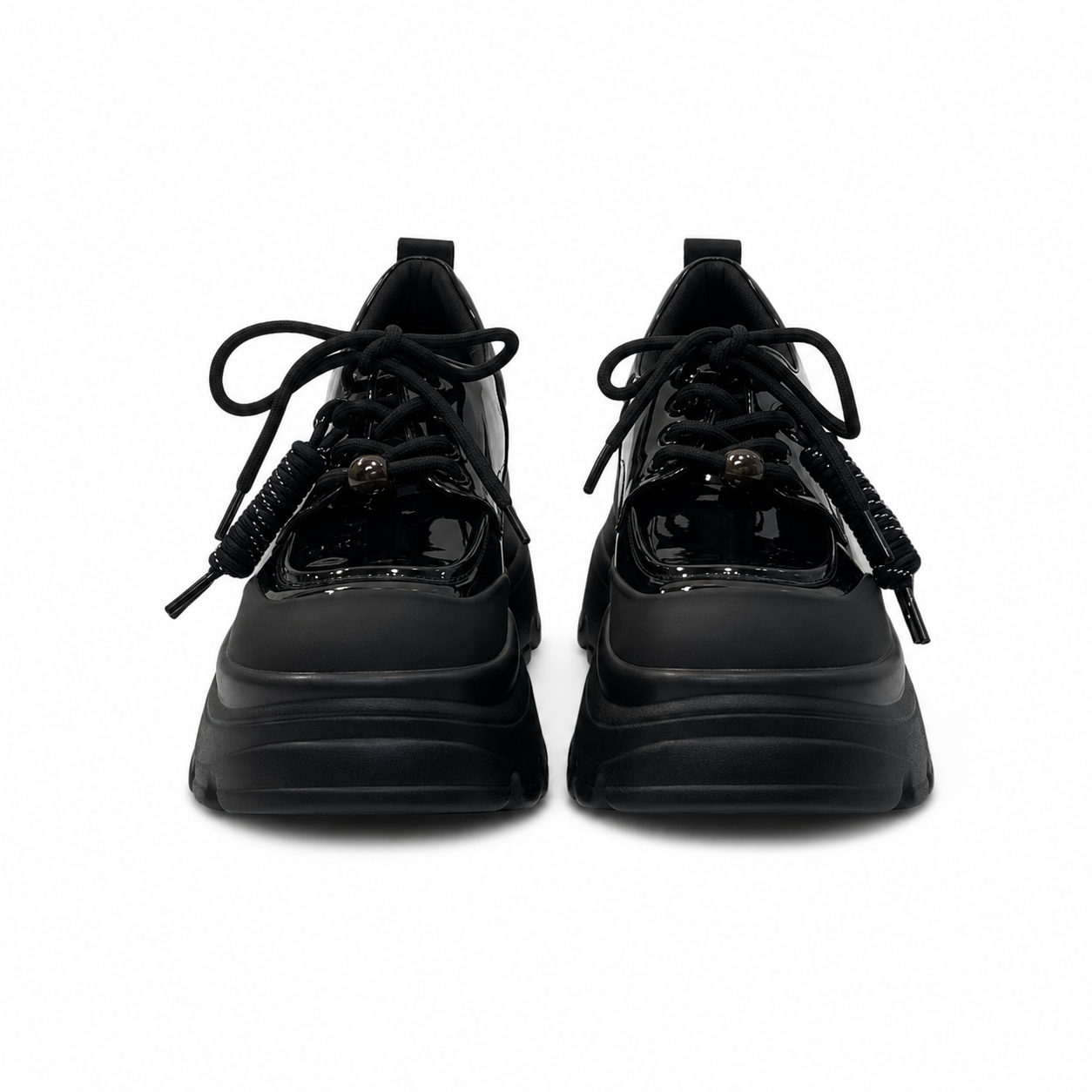 Onyx Rebel Platform Sneakers