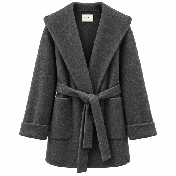 Elara Cashmere Wrap Coat